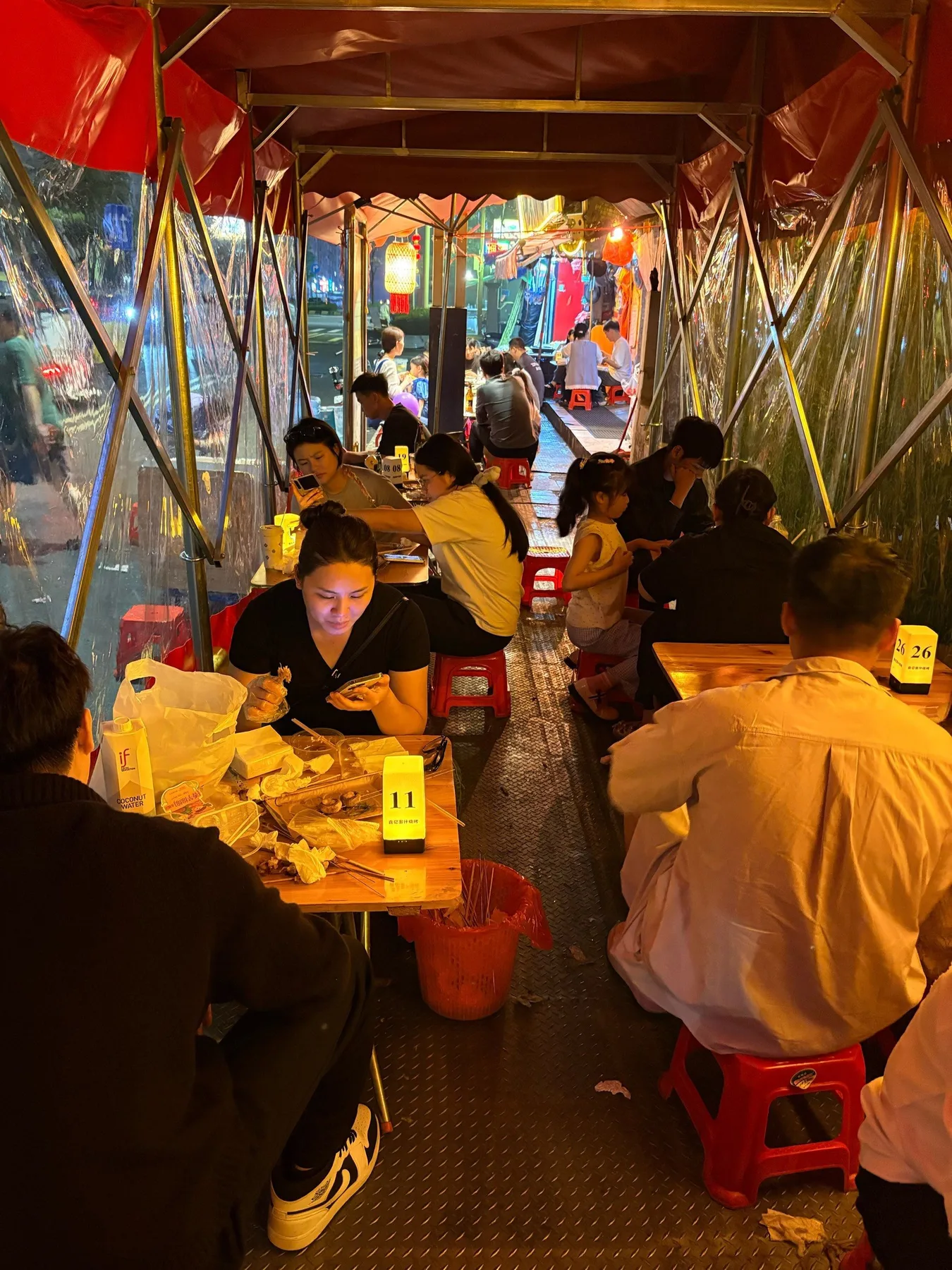 A photograph from the visit to Xiji Honey-Glazed BBQ