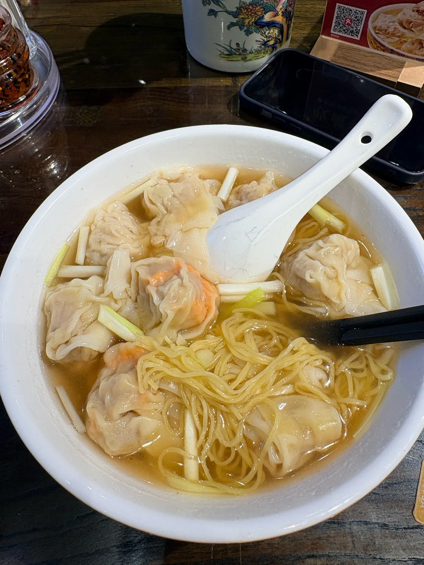 A photograph from the visit to Yiji Noodle House · Wonton Noodle Expert (Fuhua Branch)