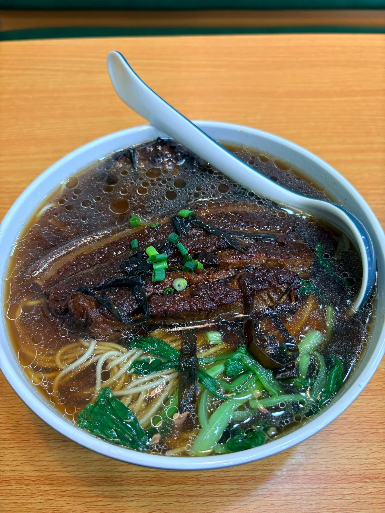 A photograph from the visit to Sanmao Noodle House (Fuzhou Road Store)