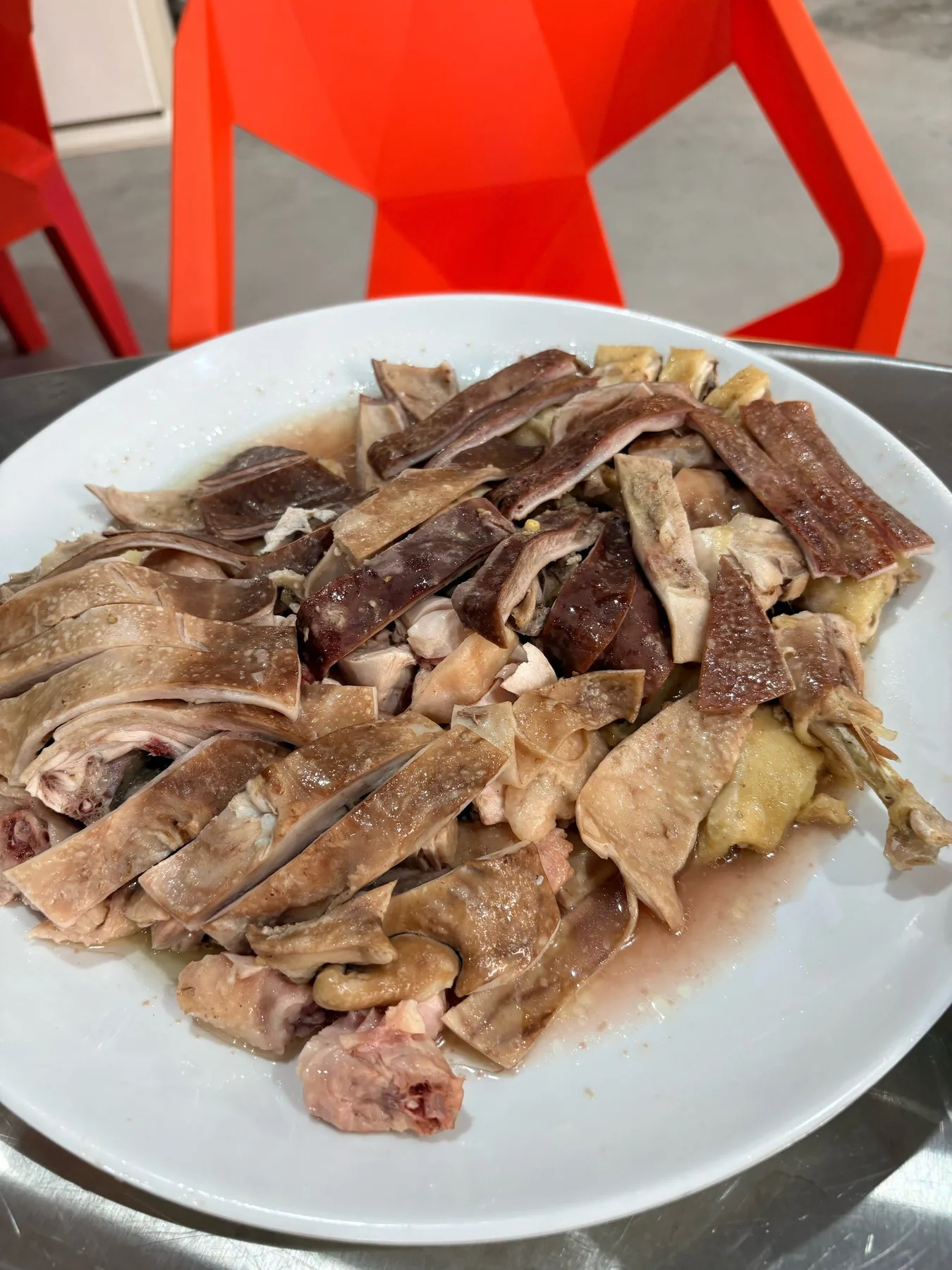 A photograph from the visit to Fage Sea Pig Stomach Baoji Chicken