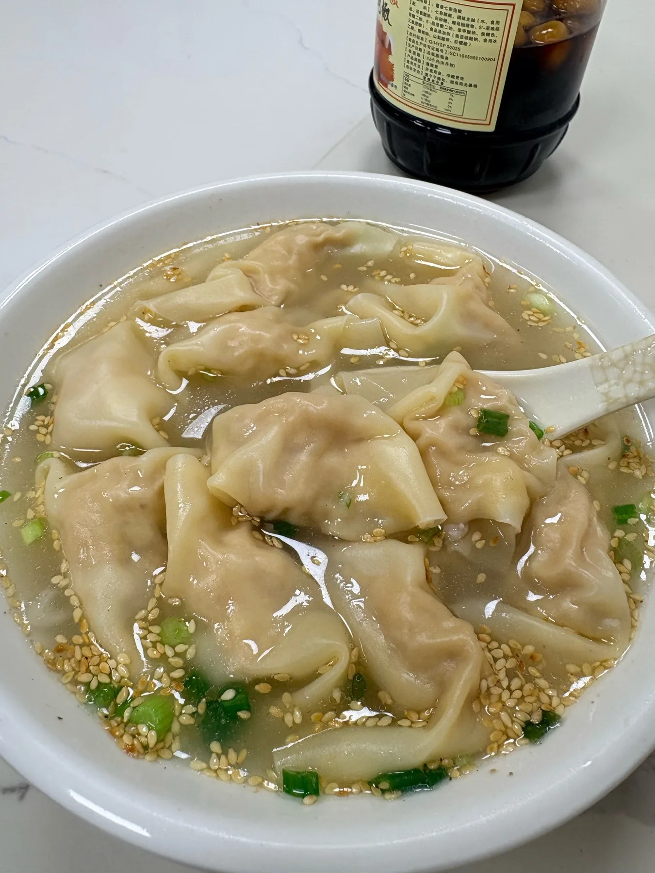 A photograph from the visit to Authentic Huaiji Wonton