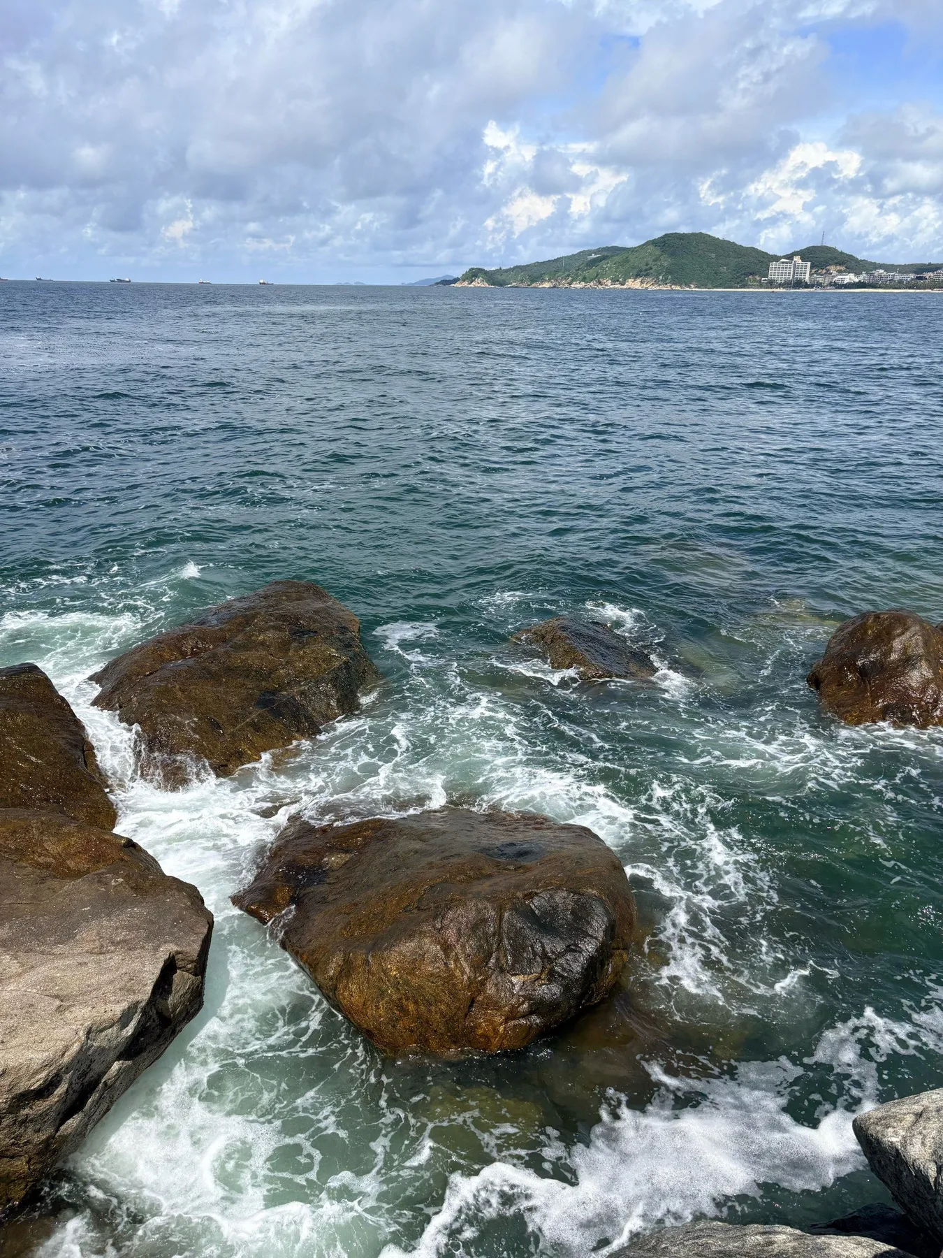 A photograph from the visit to Hailing Island - South China Sea Release Platform