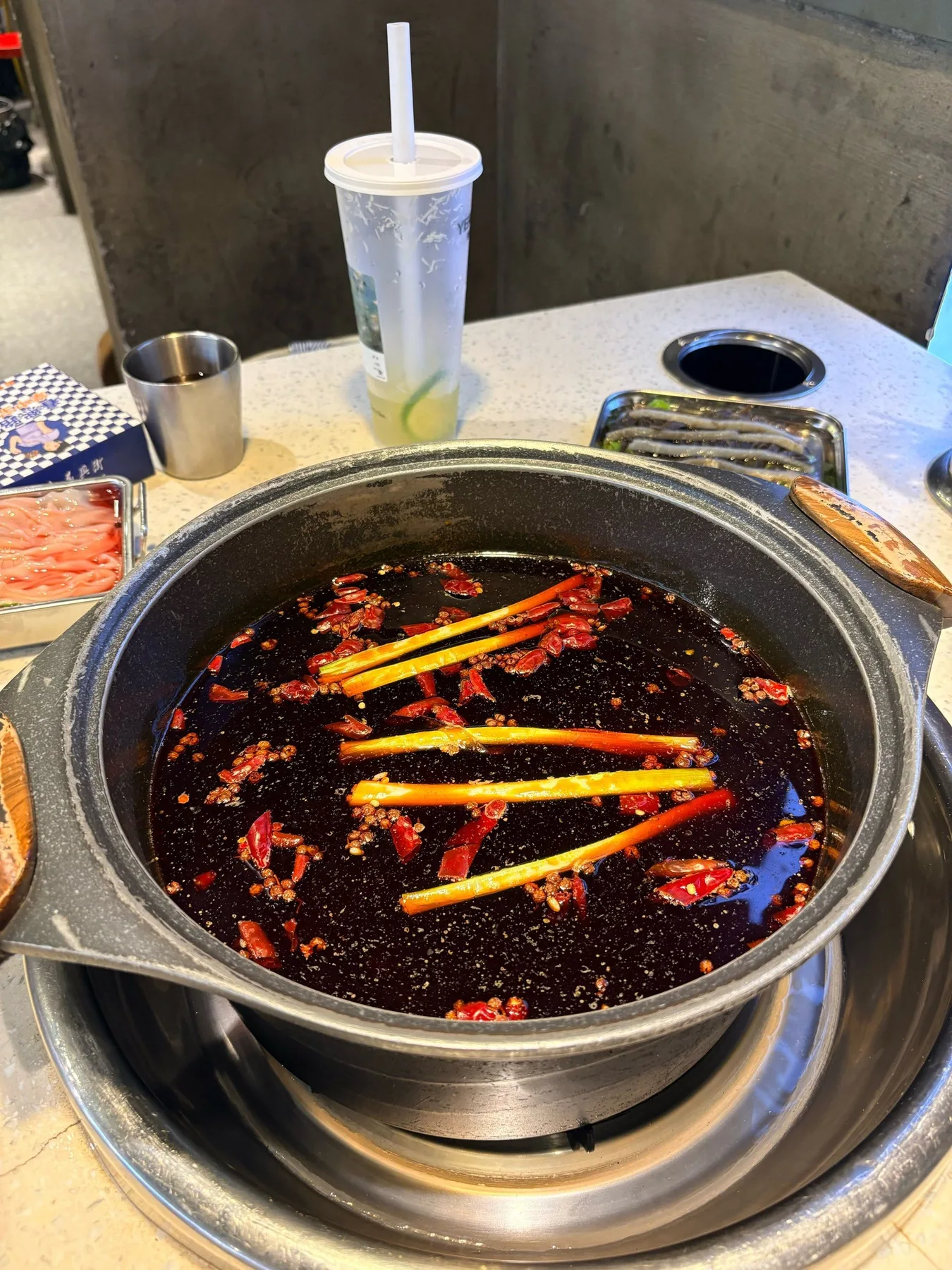 A photograph from the visit to Chunxi Road Sufen Zhangzhongbao Hot Pot Skewers (Taikoo Li Branch)