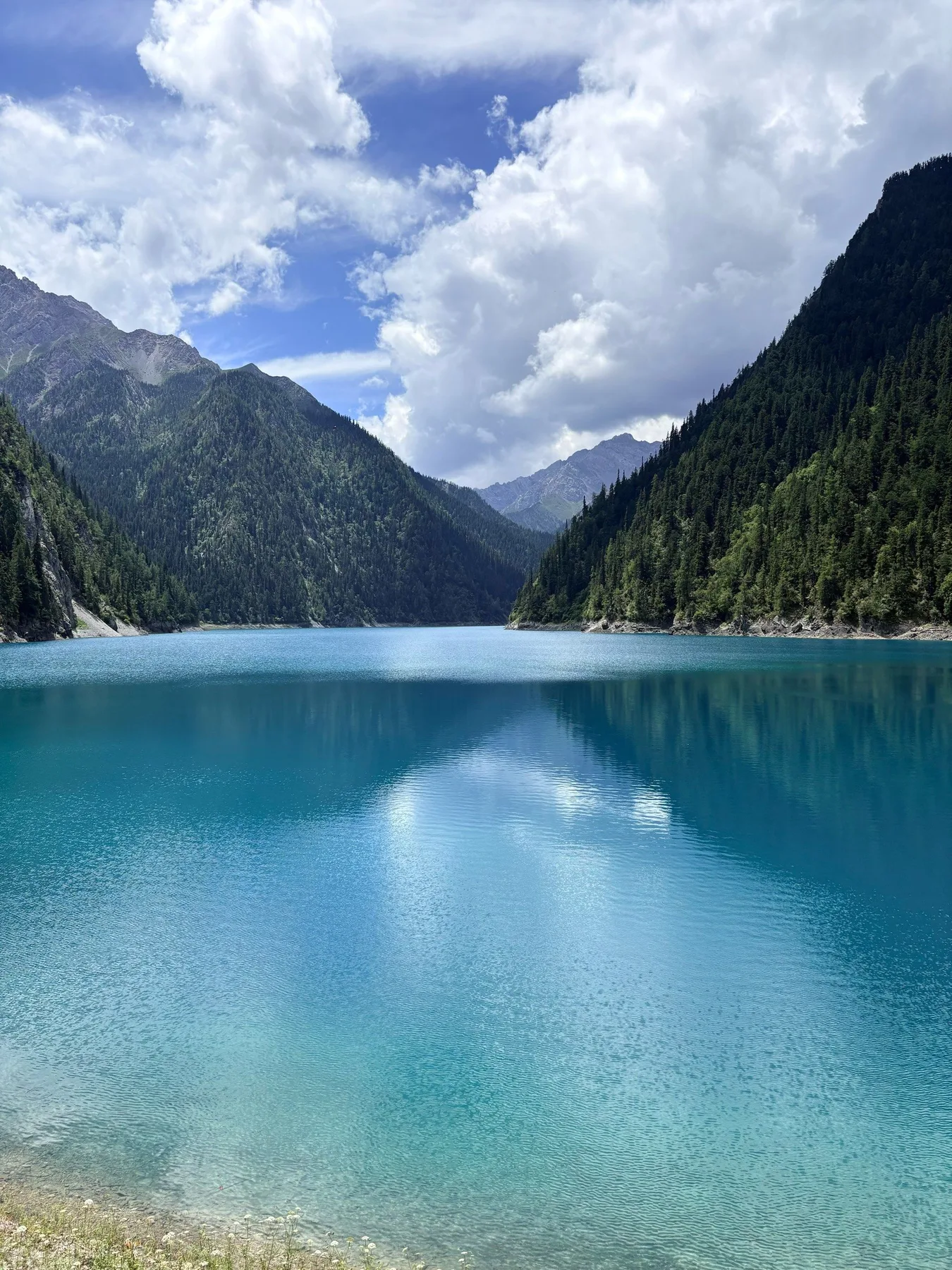 A photograph from the visit to Jiuzhaigou Scenic Area