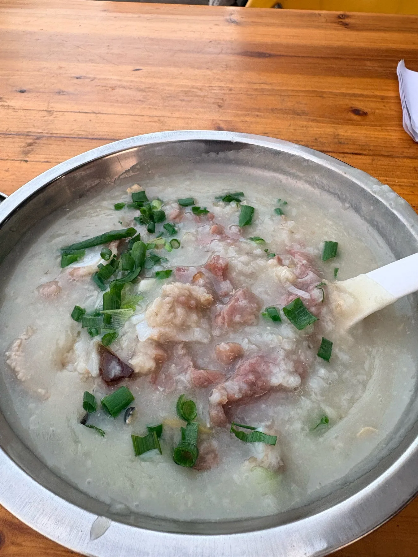 A photograph from the visit to Daily Fresh Big Bowl Congee (Foshan Shanghai Commercial Street Branch)